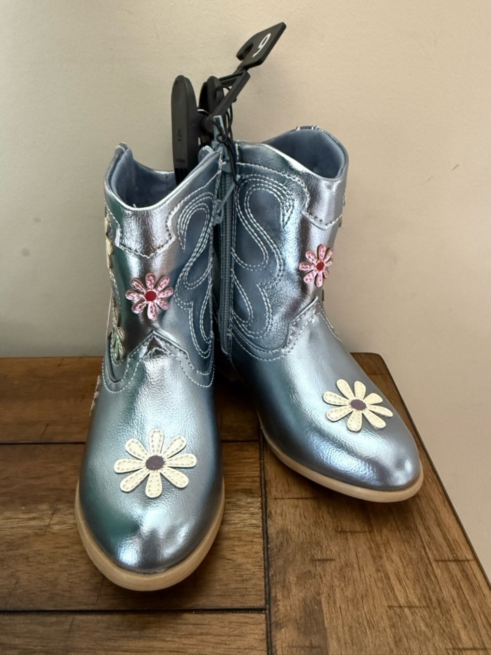 Girls Floral Cowboy Boots